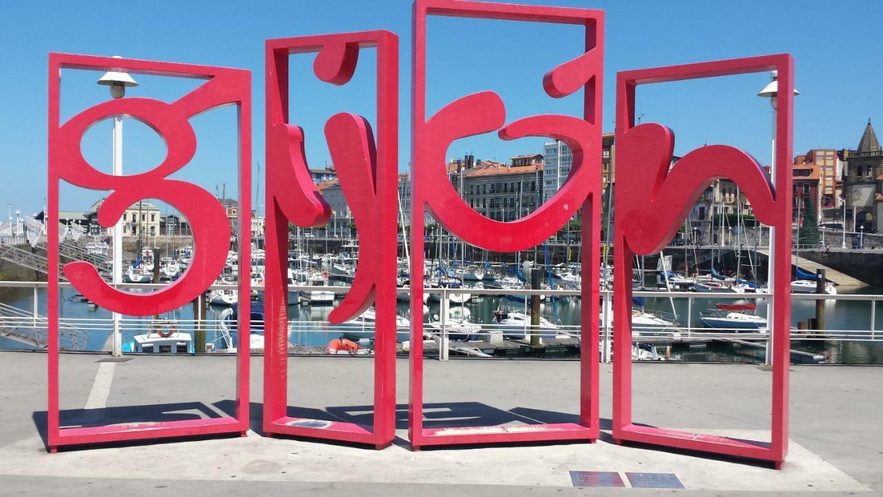 Apartamento Bianca Apartman Gijón Kültér fotó